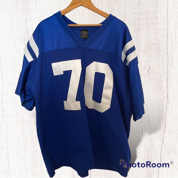 Vtg Baltimore Colts Art Donovan Jersey Mens Xl Throwback Stars Made In Usa HOF